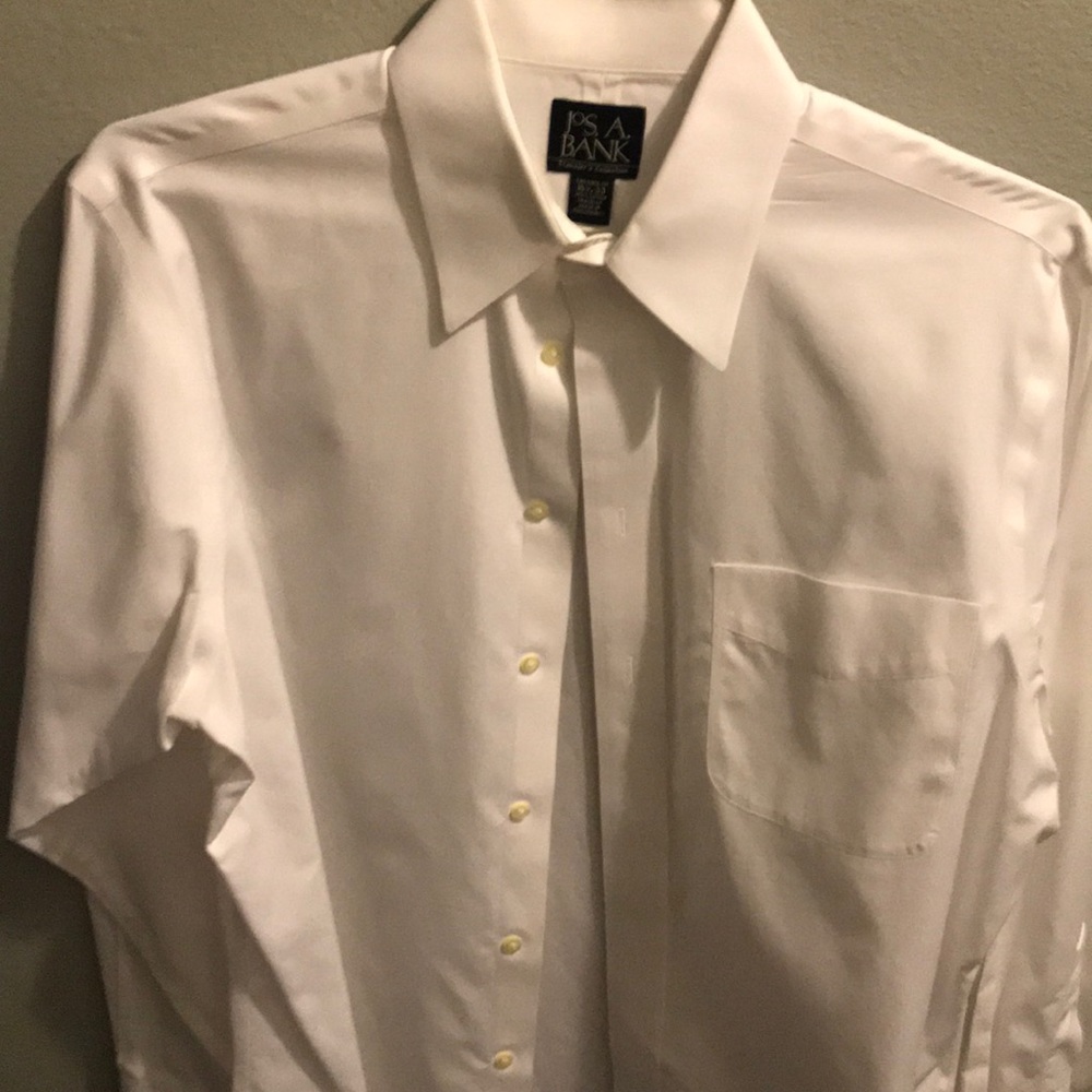 Jos. A. Bank Dress Shirt White 15.5-33